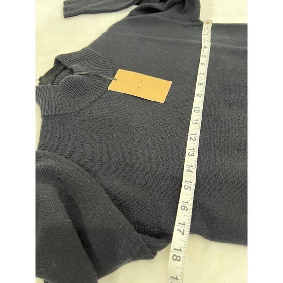 NWT Halogen Size XXS Wool and Cashmere Turtleneck Sweater Black MSRP $179 - Picture 5 of 11